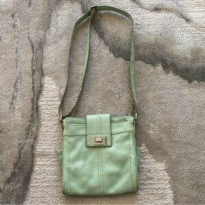 Tignanello Mint Green Crossbody Bag